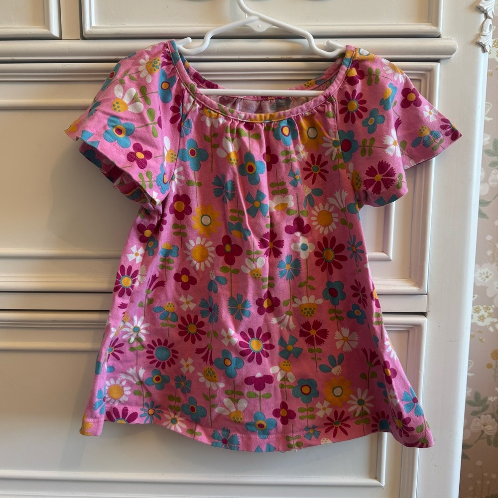Girl’s Hanna Andersson Floral Top
